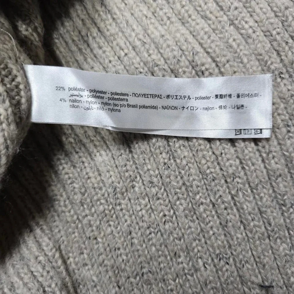 Zara turtle‎ neck sleeveless sweater dress